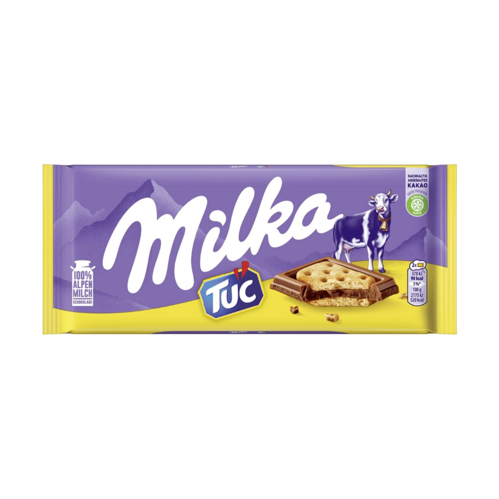 MILKA - Alpenmilch & Tuc (5 Stk.) - MHD: 05.04.2026