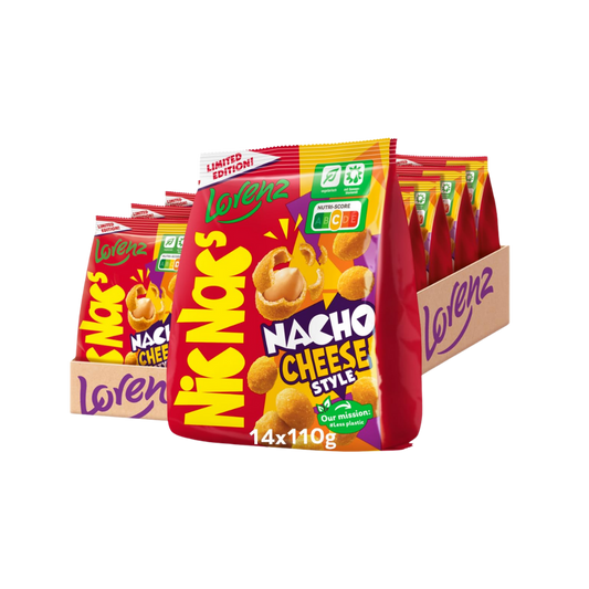 LORENZ - Nic Nac  Nacho Cheese 110g (14 Stk.) - MHD: 13.01.26