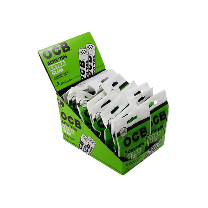 OCB FILTER - Extra Slim Aktivkohle Tips 6mm - 20x50