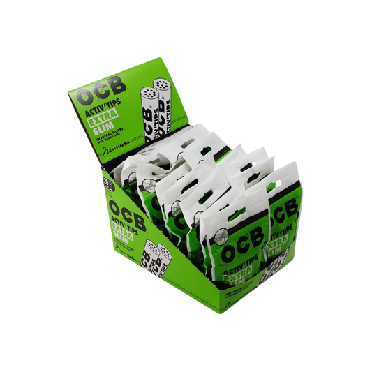 OCB FILTER - Extra Slim Aktivkohle Tips 6mm - 20x50