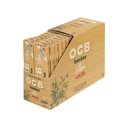 OCB BAMBOO - Slim + Tips (32 Blatt)
