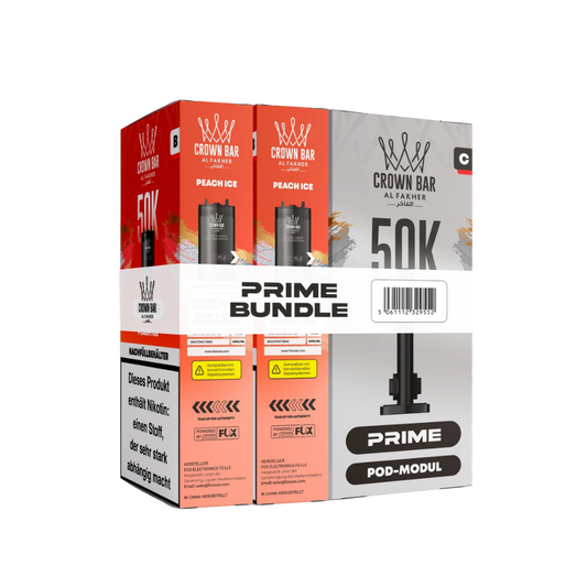 AL FAKHER - 50K Hypermax Prime Pod - Peach Ice