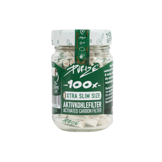 Purize Xtra Slim Filter (5,9mm) - Weiss (100er Glas)
