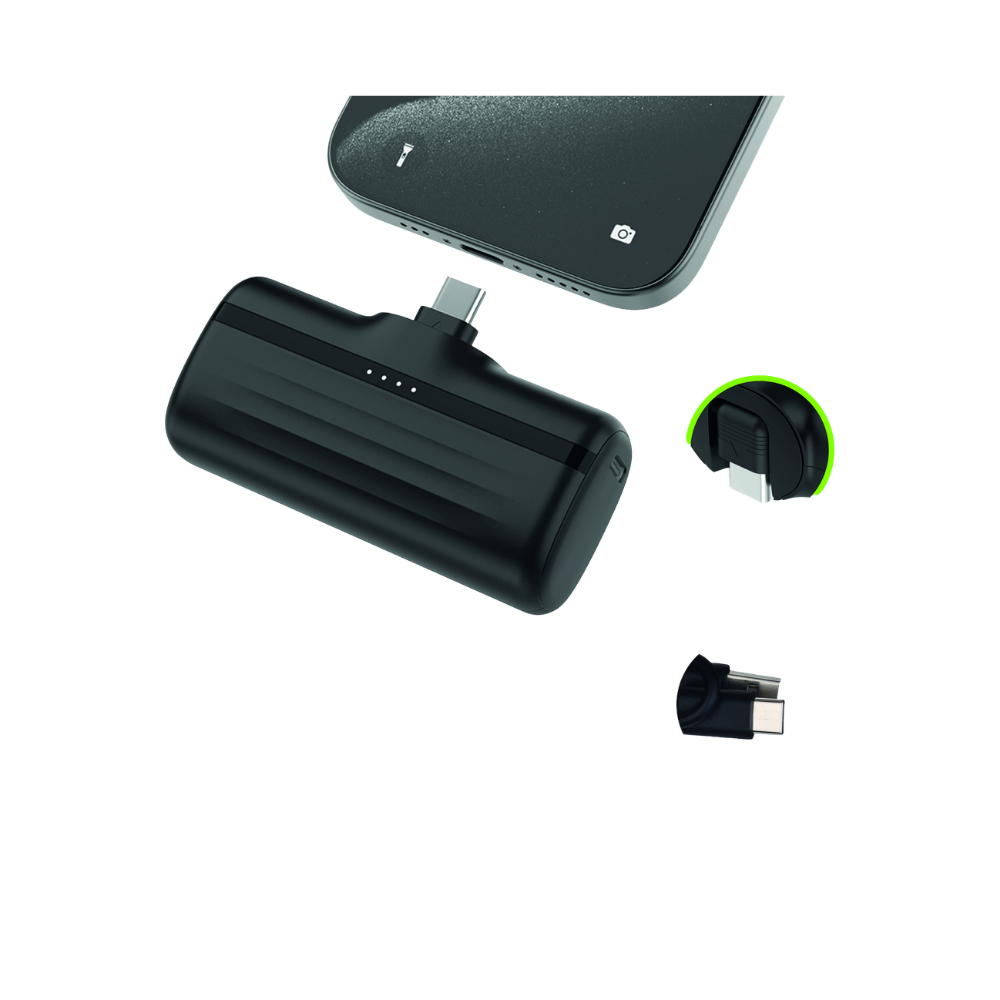 TEKMEE - Power Bank einsteckbar 5000 mAh USB-C - 12er
