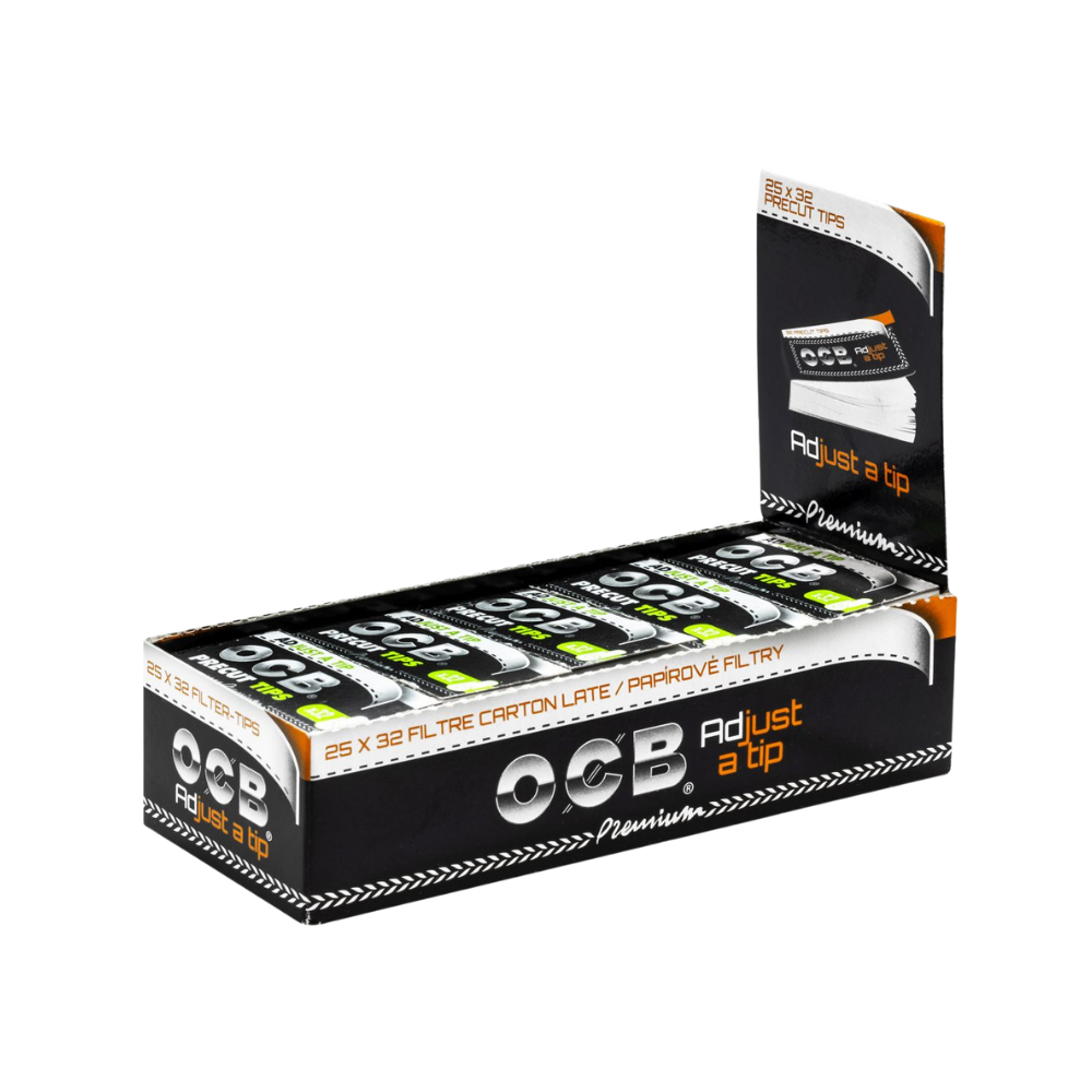 OCB SCHWARZ - Precut Tips - 25x32