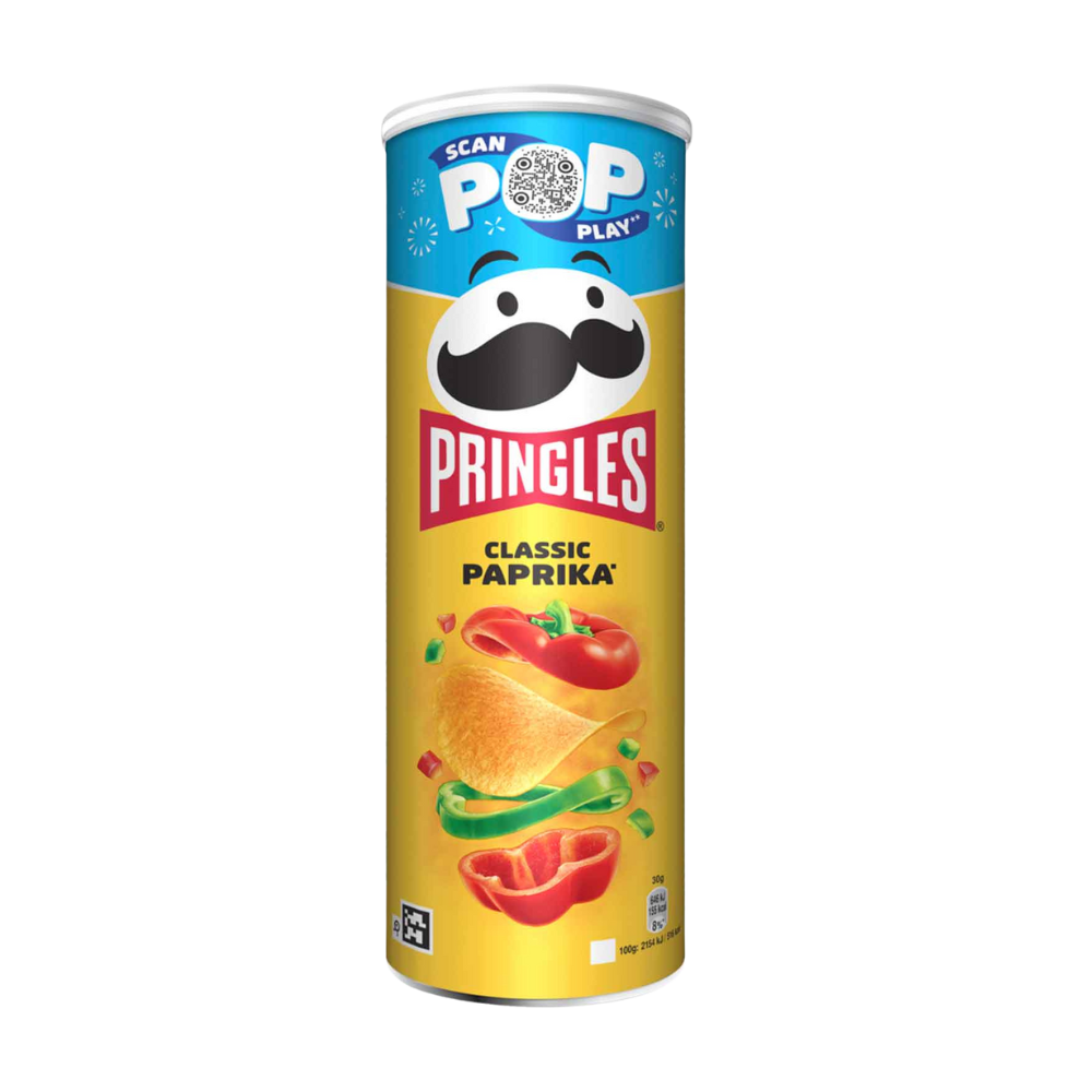 PRINGLES - Classic Paprika (165g)  - MHD: 14.01.26
