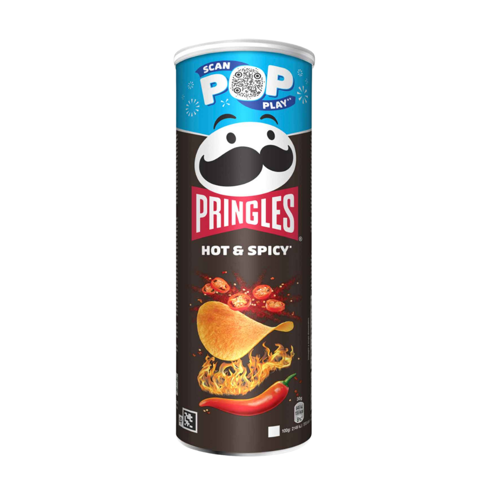 PRINGLES - Hot & Spicy (165g) - MHD: 20.09.2026