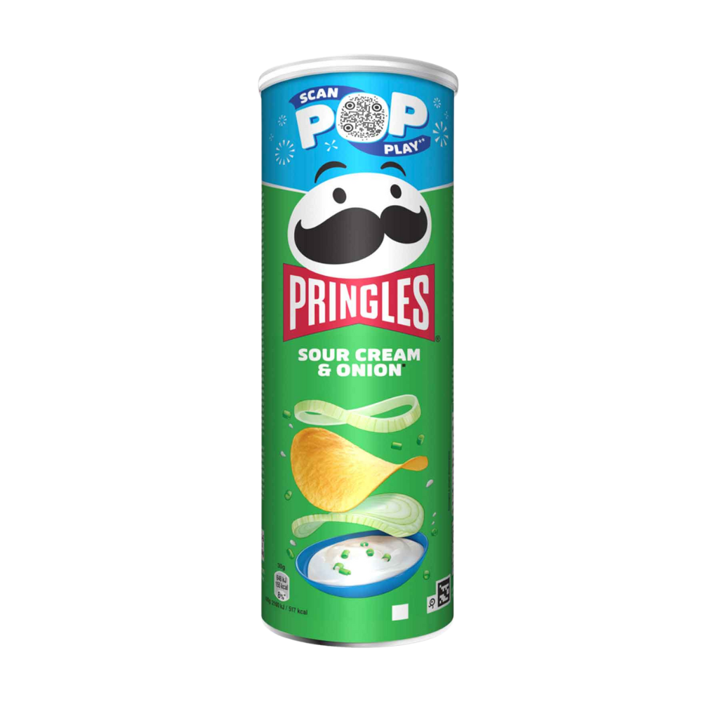 PRINGLES - Sourcream & Onion (165g) - MHD: 12.10.2026