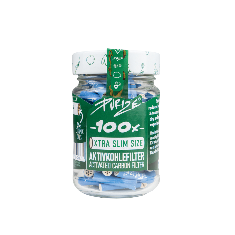 Purize Xtra Slim Filter (5,9mm) - Blau (100er Glas)