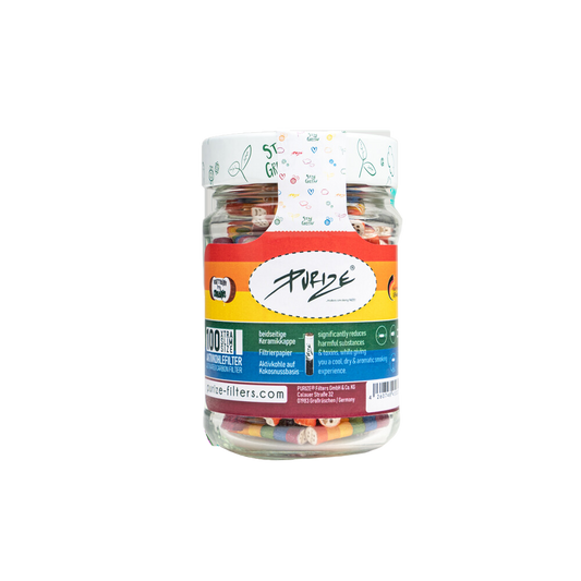 Purize Xtra Slim Filter (5,9mm) - Rainbow (100er Glas)