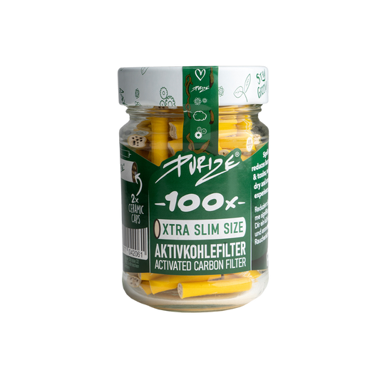 Purize Xtra Slim Filter (5,9mm) - Yellow (100er Glas)