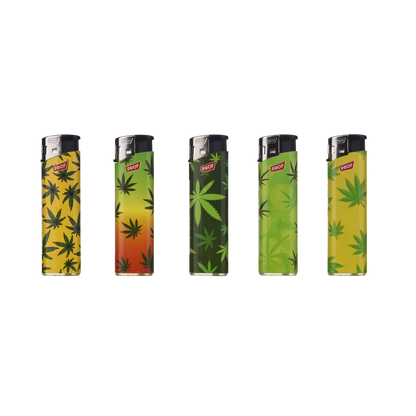 PROF - Elektrisches Feuerzeug Rasta Leaves