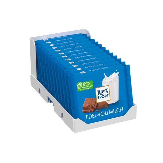 RITTER SPORT - Edel-Vollmilch MHD: 06.12.25