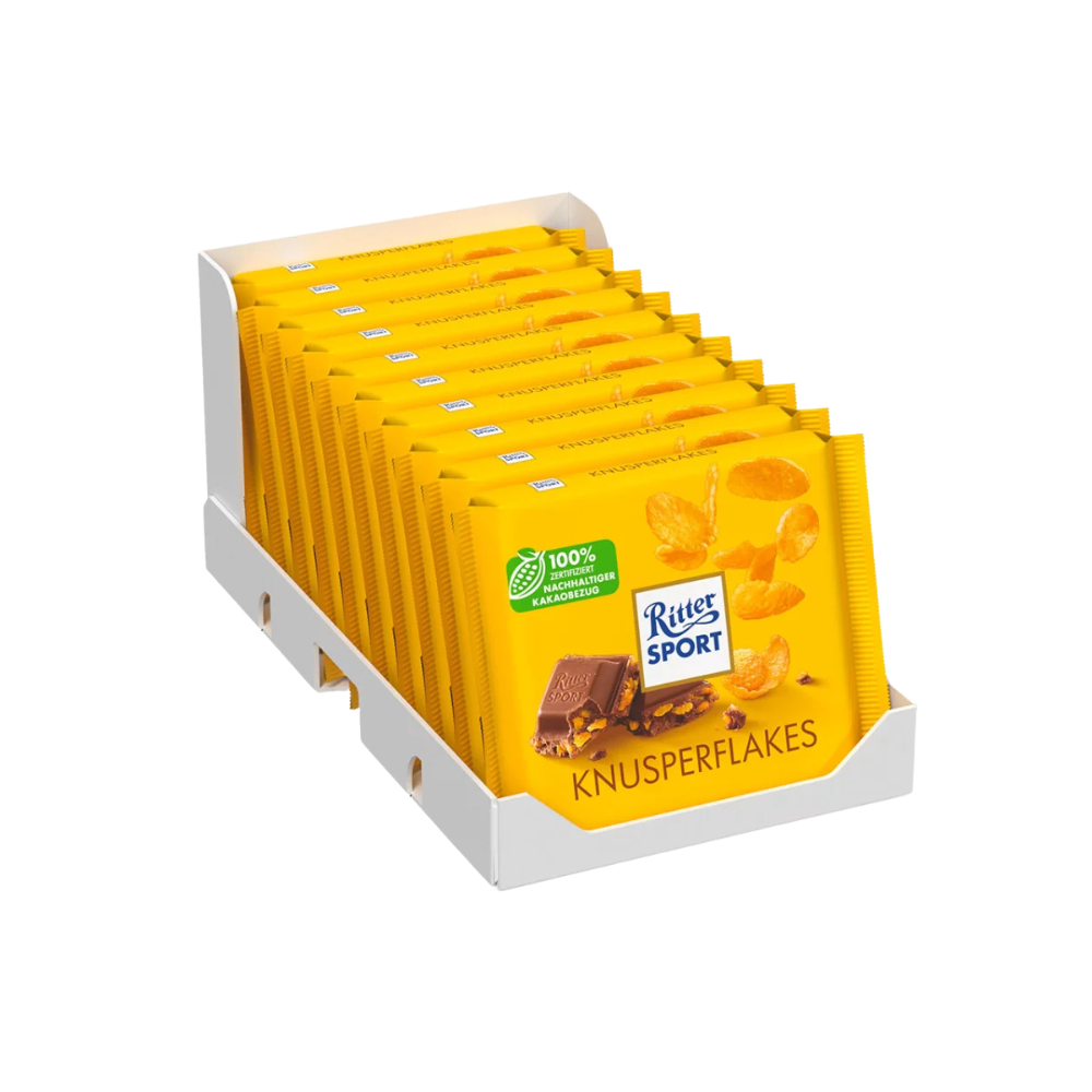 RITTER SPORT - Knusperflakes - MHD: 26.09.25