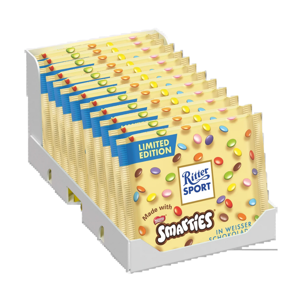 RITTER SPORT - Weisse Smarties - MHD: 24.09.25