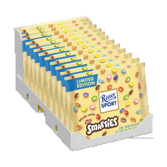 RITTER SPORT - Weisse Smarties - MHD: 24.09.25