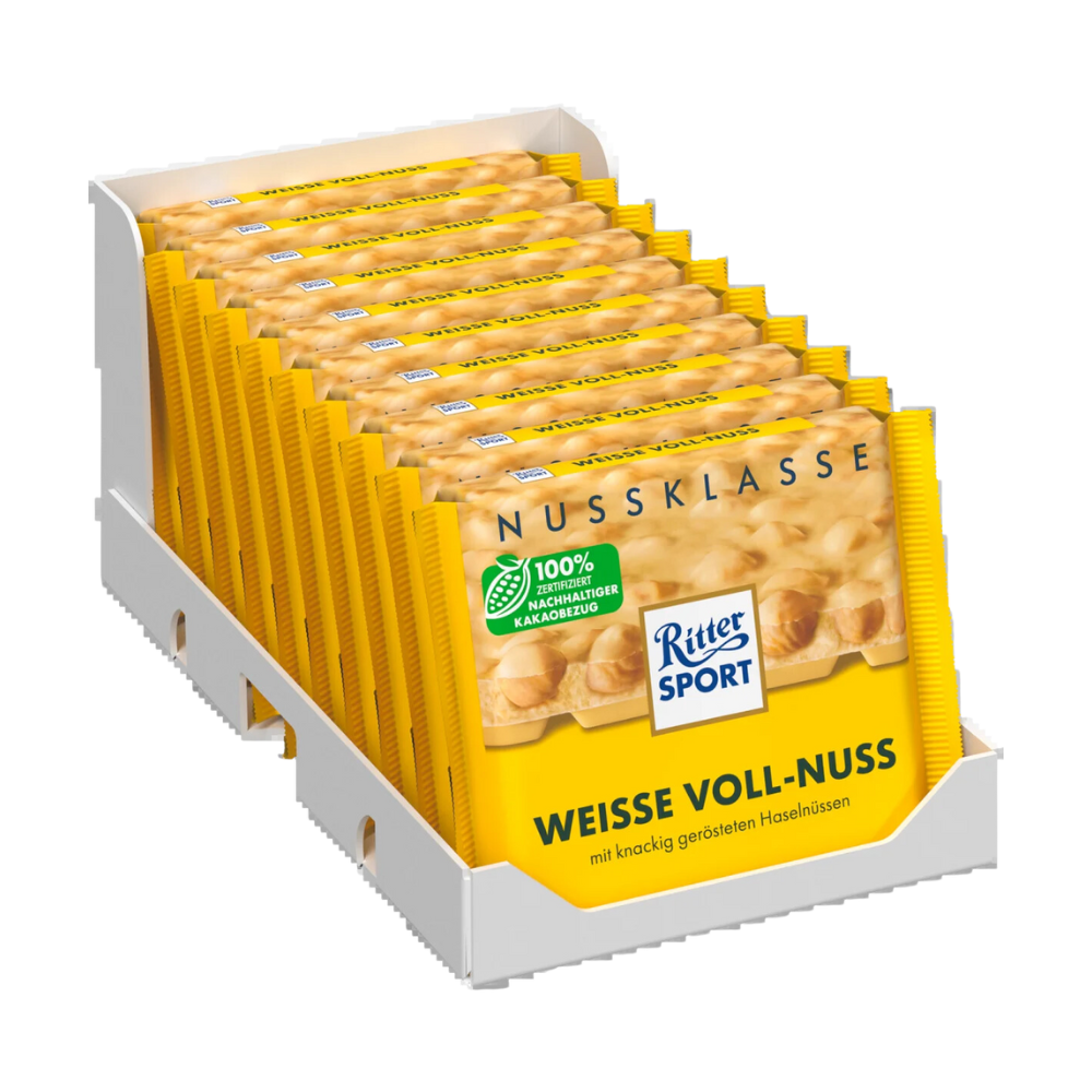 RITTER SPORT - Weisse Voll-Nuss - MHD: 23.07.25