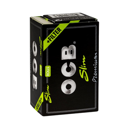 OCB SCHWARZ - Rolls Slim - 24x4mtr. + Tips