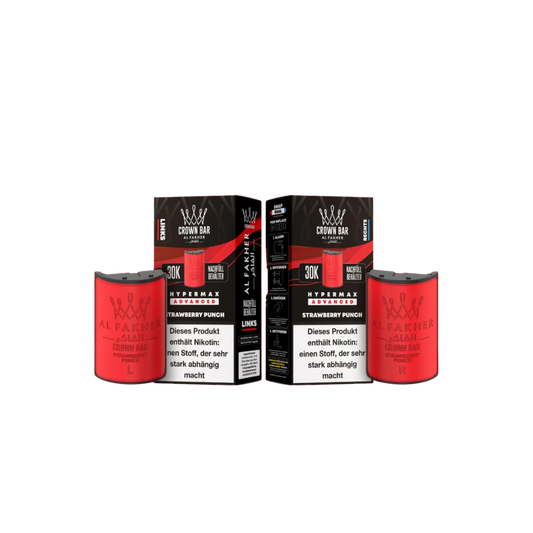 AL FAKHER - 30K Hypermax Strawberry Punch Pods
