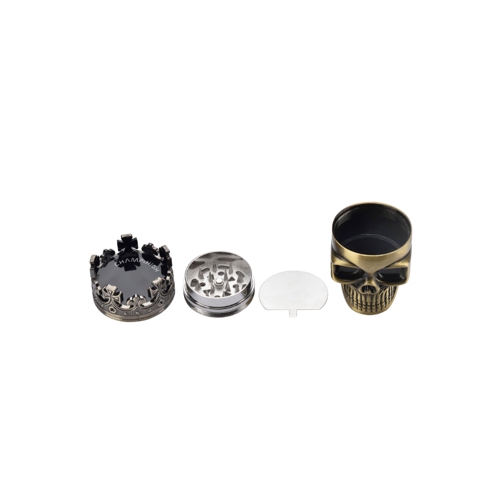 CHAMP HIGH GRINDER - Metal Skull 46mm 3-teilig
