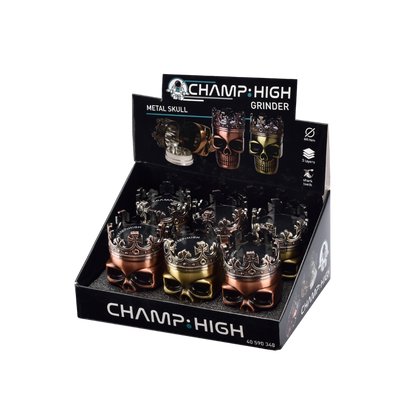CHAMP HIGH GRINDER - Metal Skull 46mm 3-teilig