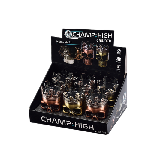 CHAMP HIGH GRINDER - Metal Skull 46mm 3-teilig