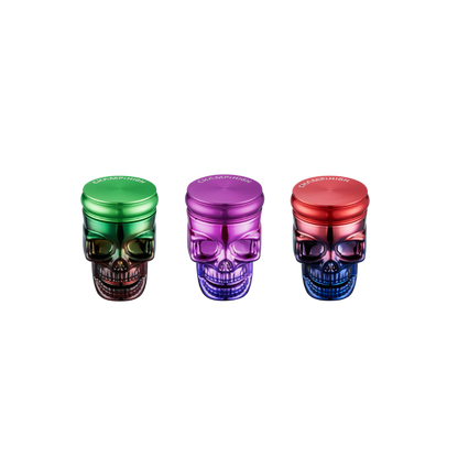 CHAMP HIGH GRINDER - Metal Skull 42mm 3-teilig