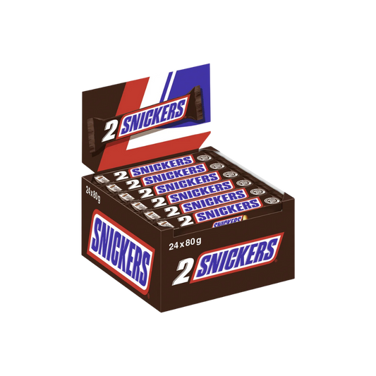 SNICKERS - Doppelriegel 24x80g - MHD: 25.10.2026