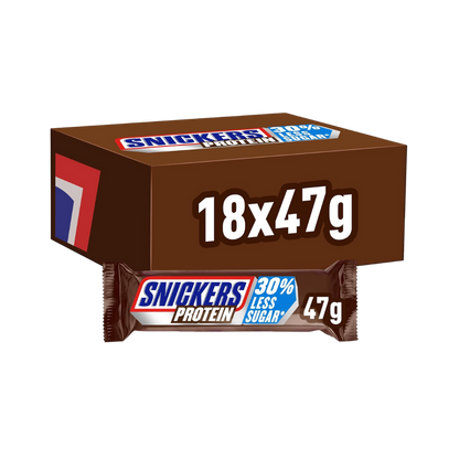 SNICKERS - Proteinriegel 18x47g - MHD: 20.05.2026