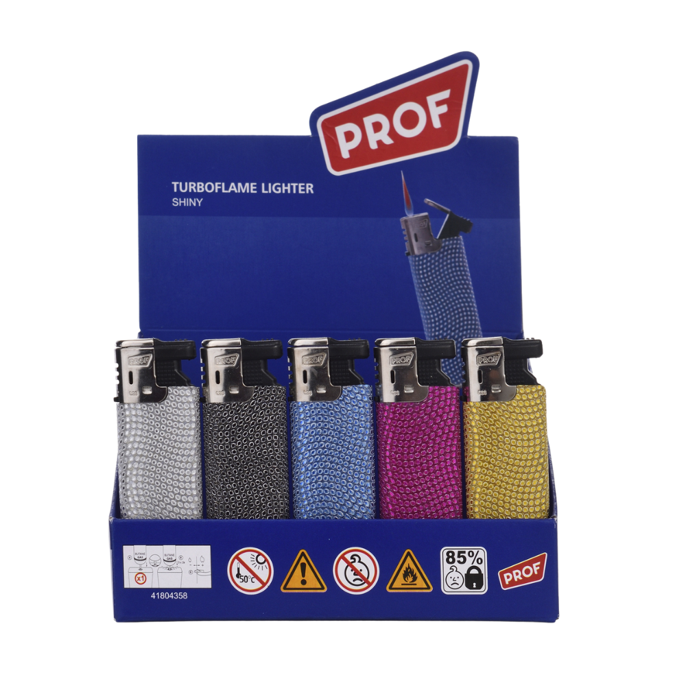 PROF - Turboflame Feuerzeug Shiny