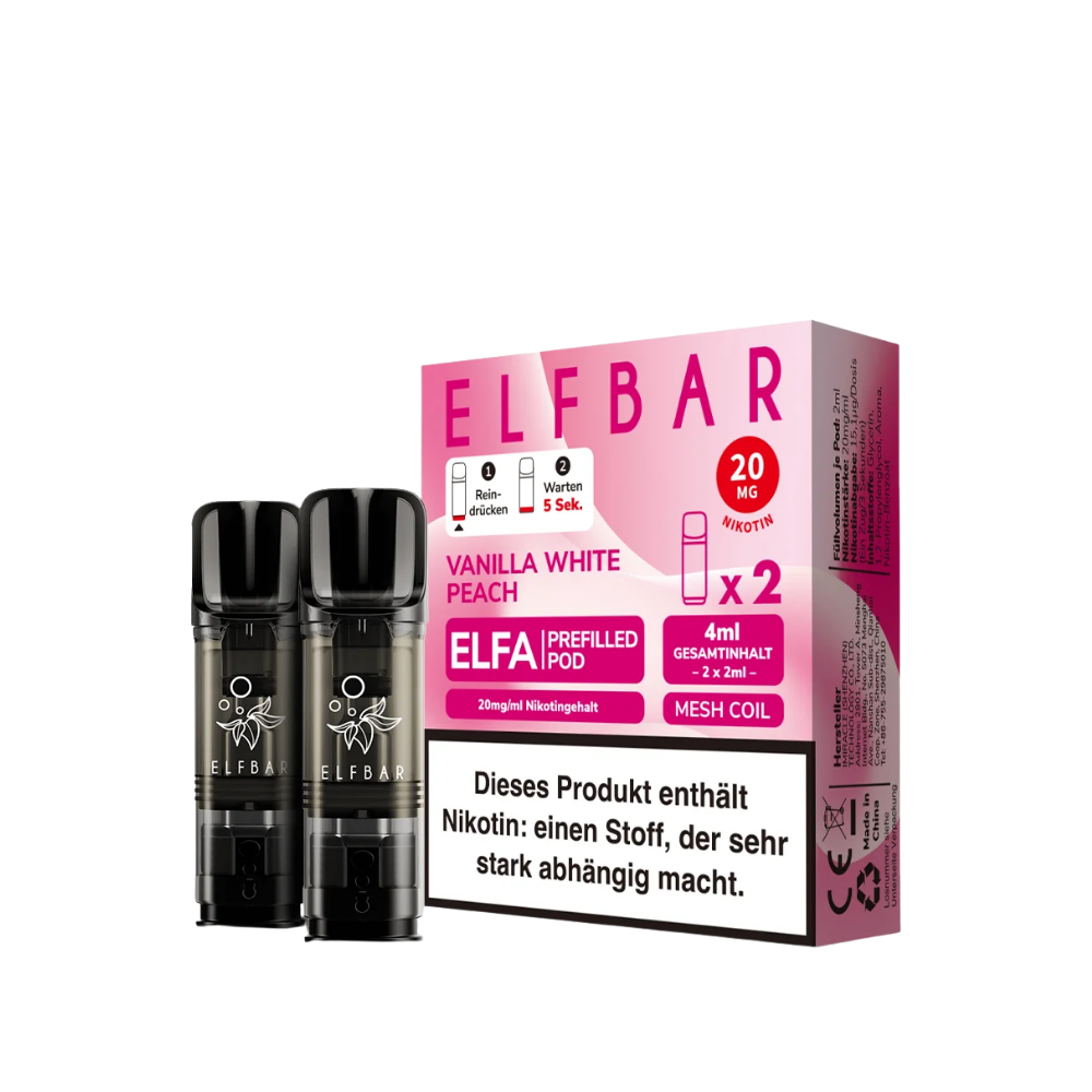 ELFA PODS - Vanilla White Peach