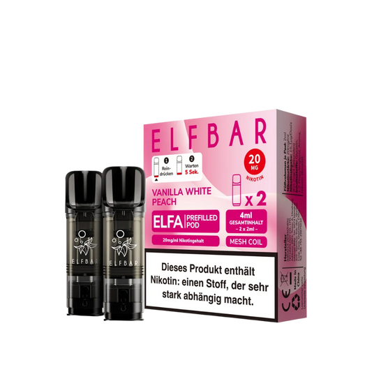 ELFA PODS - Vanilla White Peach
