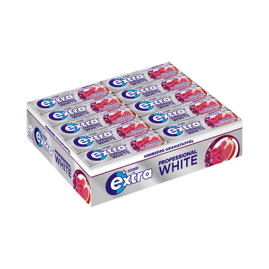 WRIGLEY’S - Extra Professional White Himbeere Granatapfel - MHD: 19.01.2026
