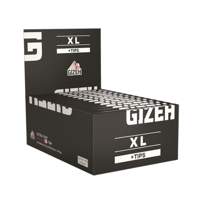 GIZEH BLACK - King Size XL + Tips