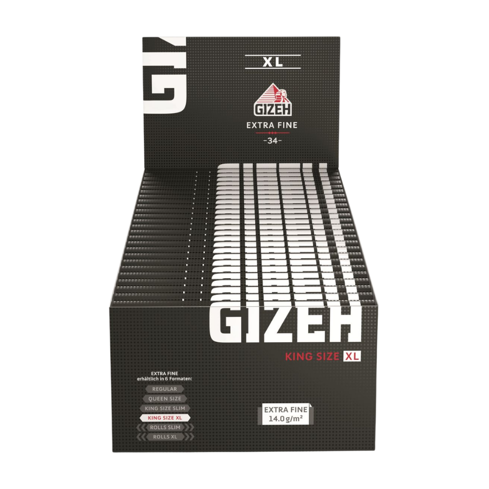 GIZEH BLACK - King Size XL (50er)