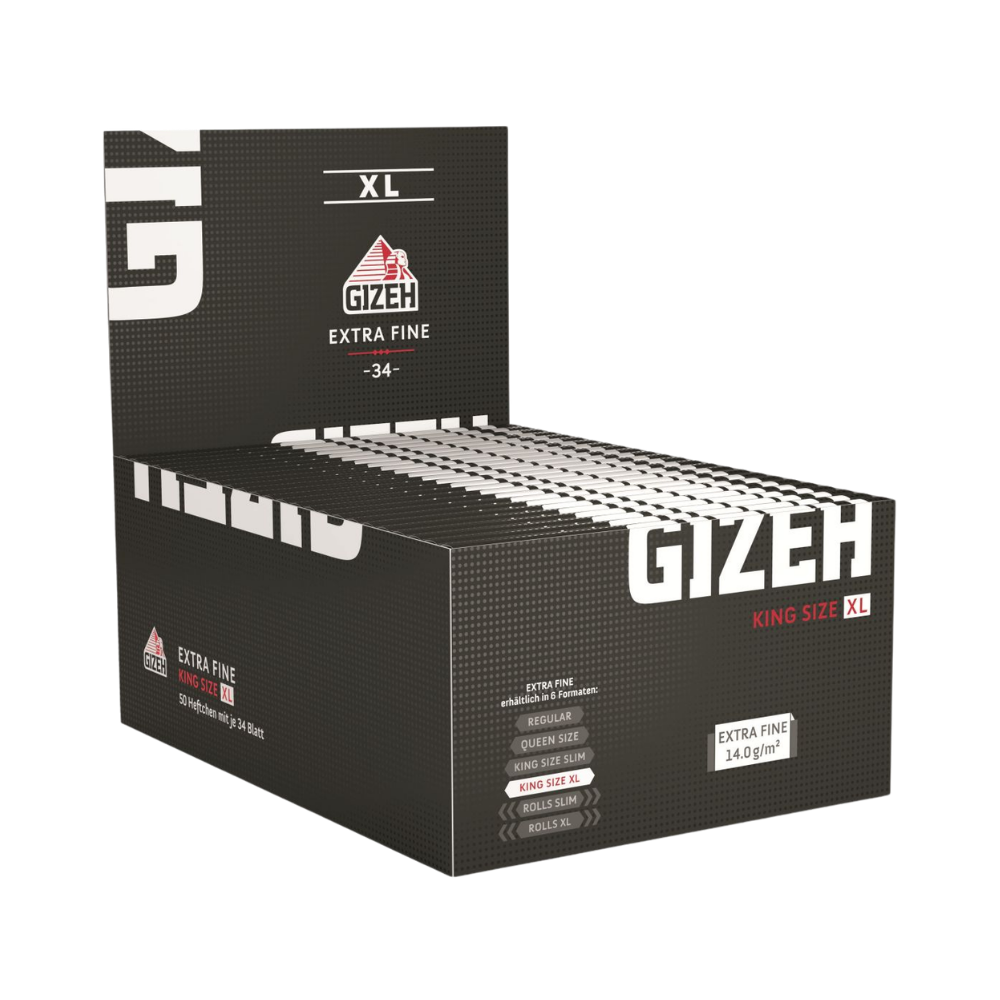 GIZEH BLACK - King Size XL (50er)