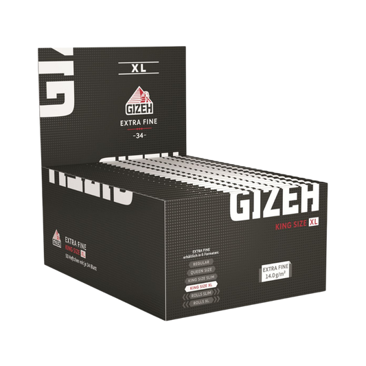 GIZEH BLACK - King Size XL (50er)